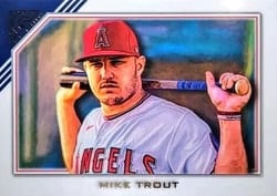2022 Topps Gallery Base Set Mike Trout #100b card