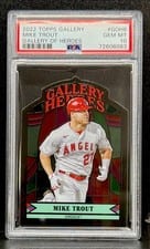 2022 Topps Gallery Gallery of Heroes Mike Trout #GOH-6 card