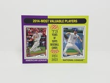 2022 Topps Heritage Mini Mike Trout #100 card