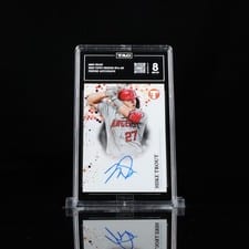 2022 Topps Pristine Autographs Mike Trout #PA-MT card