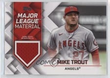 2022 Topps Update Major League Material Mike Trout #MLM-MT card