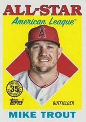 2023 Topps 1988 Topps All-Stars Mike Trout #88AS-2 card