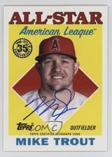 2023 Topps 1988 Topps Baseball All-Star Autographs Mike Trout #88ASA-MT card