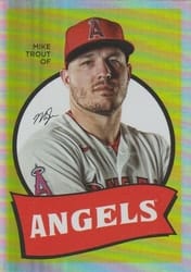 2023 Topps Archives 1969 Team History Foil Mike Trout #69T-1 card