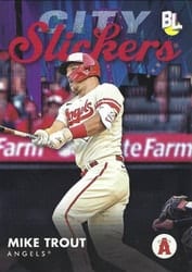 2023 Topps Big League City Slickers Mike Trout #CS-1 card