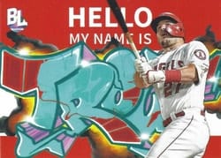 2023 Topps Big League Roll Call - Wildstyle Edition Mike Trout #RC-2 card