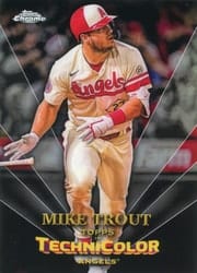 2023 Topps Chrome In Techincolor Mike Trout #TT-1 card