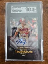 2023 Topps Chrome In Technicolor Autographs Mike Trout #TTA-MT card