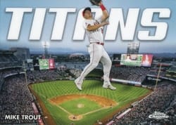 2023 Topps Chrome Titans Mike Trout #CT-3 card