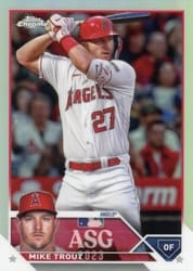 2023 Topps Chrome Update 2023 All-Star Game Mike Trout #ASGC-18 card