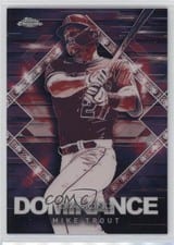 2023 Topps Chrome Update Diamond Dominance Mike Trout #DD-4 card