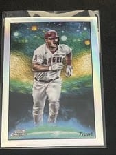2023 Topps Cosmic Chrome Stars in the Night Mike Trout #STN-3 card
