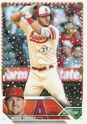 2023 Topps Holiday Base Set Mike Trout #H27 card