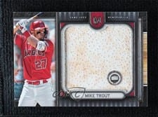 2023 Topps Museum Collection MLB Authenticated Base Relics Mike Trout #MABR-MT card