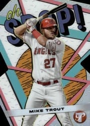 2023 Topps Pristine Oh, Snap! Mike Trout #OS-3 card