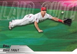 2023 Topps Update Laid Out Mike Trout #LO-18 card