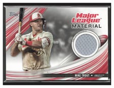 2023 Topps Update Major League Material Mike Trout #MLM-MT card
