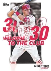 2023 Topps Welcome to the Club Mike Trout #WC-15 card