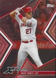 2023 Topps Xpectations Base Set Mike Trout #38 card
