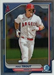 2024 Bowman Chrome Base Set Mike Trout #82 card