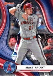 2024 Bowman's Best Base Set Mike Trout #1 card