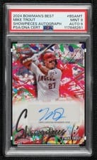 2024 Bowman's Best Showpieces Autographs Mike Trout #BSA-MT card