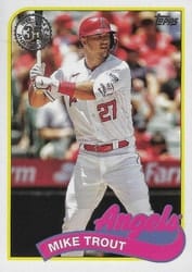 2024 Topps 1989 Topps Baseball 35th Anniversary (Series 2) Mike Trout #89B2-50 card