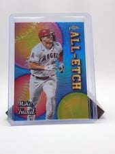 2024 Topps Chrome Logofractor Edition Chrome All-Etch Mike Trout #CAEL-2 card
