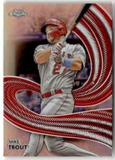 2024 Topps Chrome Strokes Mike Trout #S-1 card