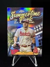 2024 Topps Chrome Summertime in the Park Mike Trout #SITP-10 card