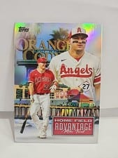 2024 Topps Chrome Update Home Field Advantage Mike Trout #HFAC-8 card