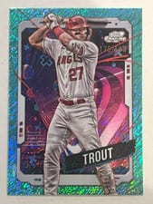 2024 Topps Cosmic Chrome Base Set Mike Trout #35 card