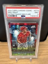 2024 Topps Cosmic Chrome Extraterrestrial Talent Mike Trout #ET-10 card