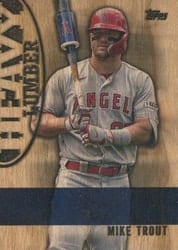 2024 Topps Heavy Lumber Mike Trout #HL-10 card