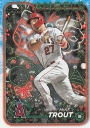 2024 Topps Holiday Base Set Mike Trout #H27 card