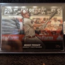 2024 Topps Platinum Performers Mike Trout #PP-2 card