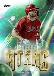 2024 Topps Update Stratospheric Stars Mike Trout #SS-7 card
