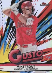 2025 Finest Gusto Mike Trout #G-2 card
