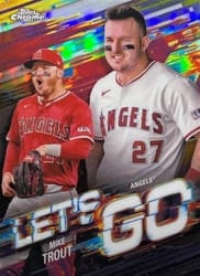 2025 Finest Let's Go! Mike Trout #LGC-5 card
