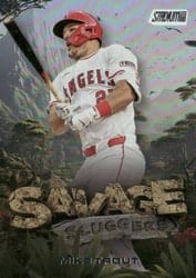 2025 Stadium Club Savage Sluggers Mike Trout #SS-13 card