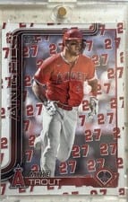 Mike Trout 2025 Topps #200 Player Number Variation