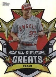 2025 Topps All Star Game All-Star Game Greats Mike Trout #ASGG-26 card