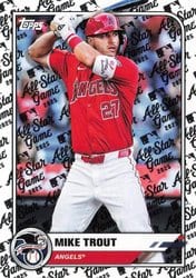 2025 Topps All Star Game Base Set Mike Trout #1 card