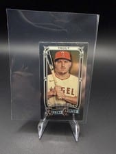 2025 Topps Allen & Ginter Mini Chrome Mike Trout #100 card