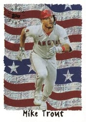 2025 Topps Archives 1995 Topps Cyberstats Mike Trout #95C-6 card