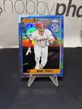 2025 Topps Chrome Update 1990 Mike Trout #90CU-1 card