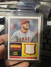 2025 Topps Heritage Clubhouse Collection Relics Mike Trout #CCR-MT card
