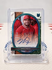 2025 Topps Museum Collection Archival Autographs Mike Trout #AA-MT card
