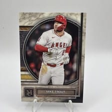 2025 Topps Museum Collection Base Set Mike Trout #100 card