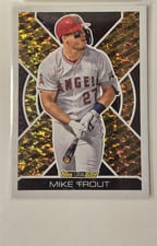 2025 Topps Update Black Gold Mike Trout #BG-1 card